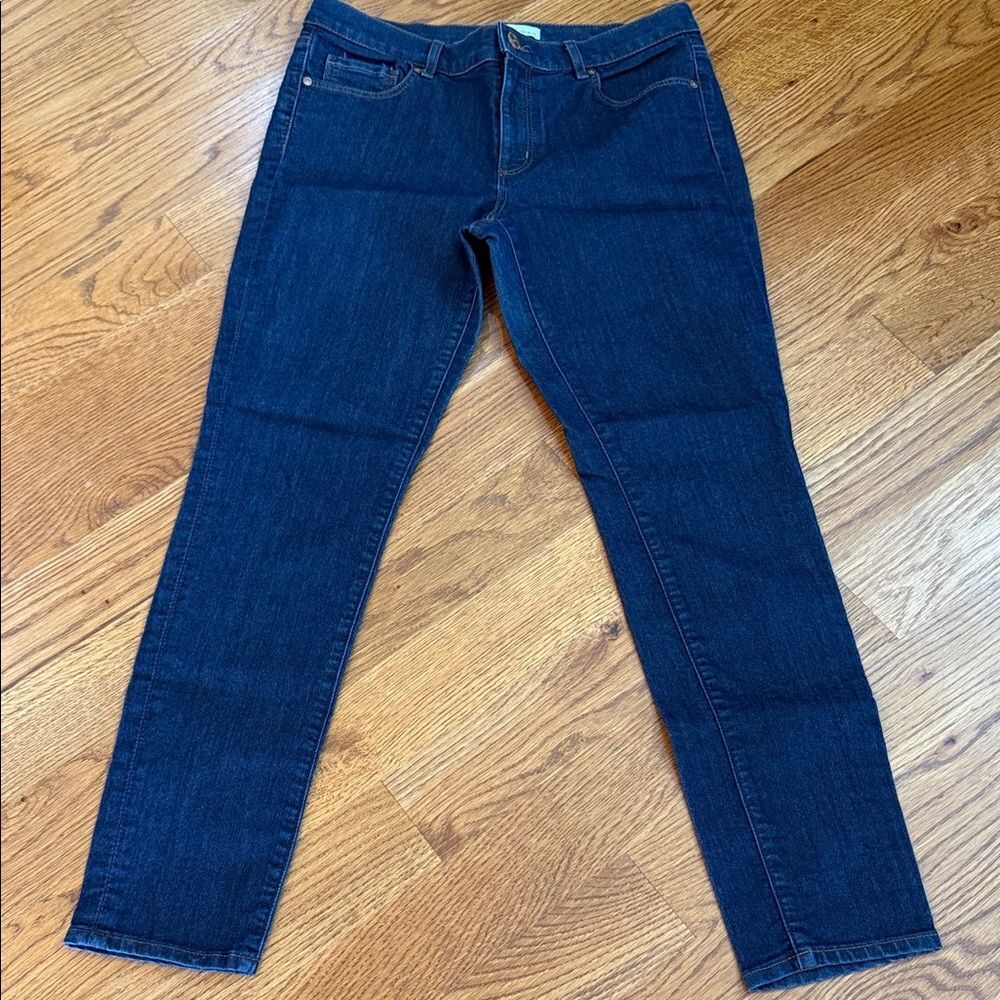 LOFT by Ann Taylor Dark Blue Women's Modern Skinny Jeans